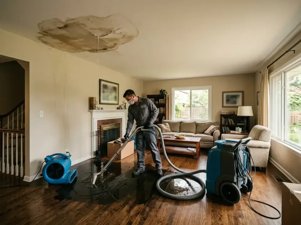 attic-pipe-burst-ceiling-drip-008 — frequently asked questions, Water Damage Restoration & Carpet Care in Glendale, WI